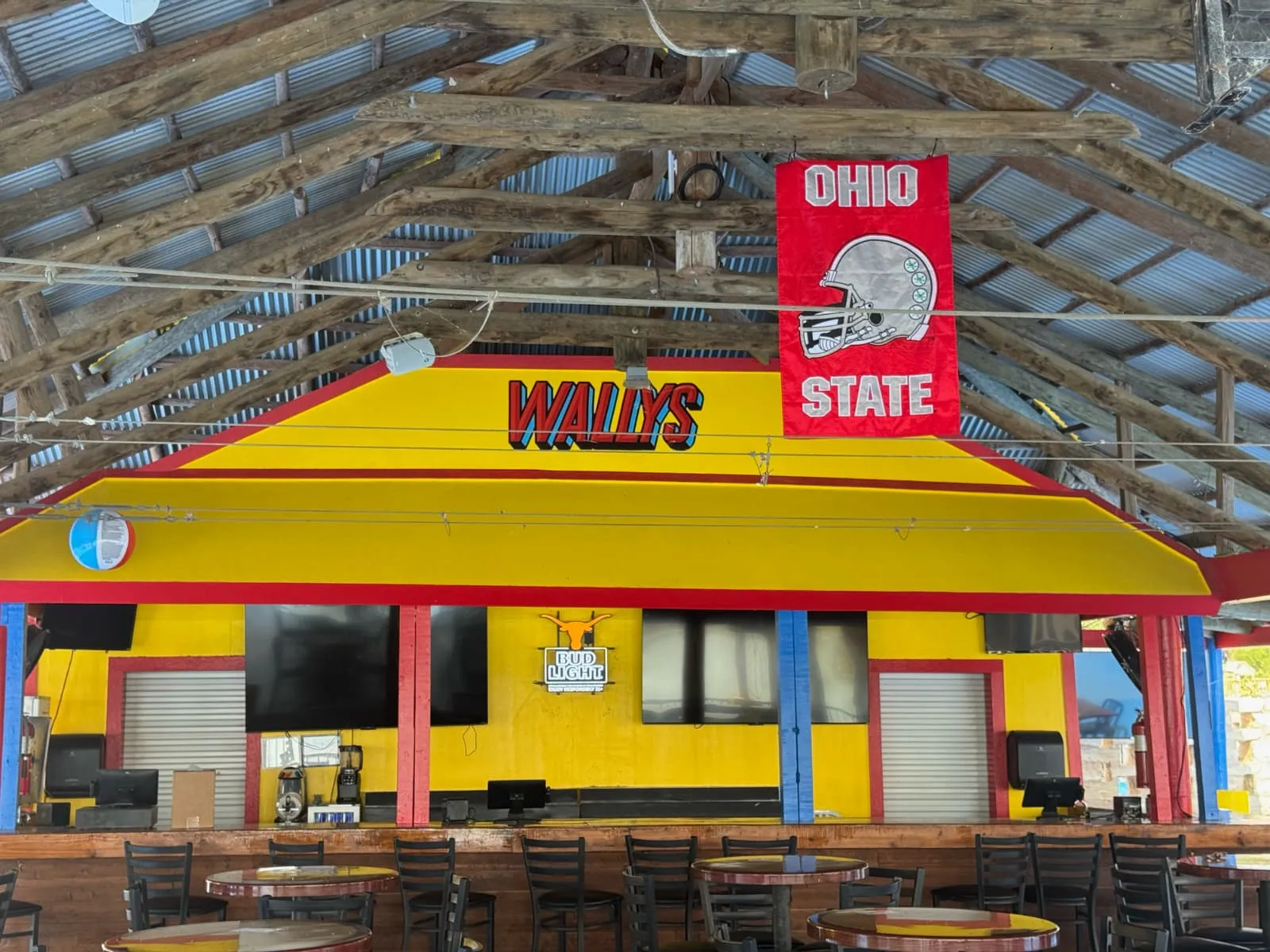 Bring Your Team’s Flag & Claim Your Space at Hot Dog Wally’s